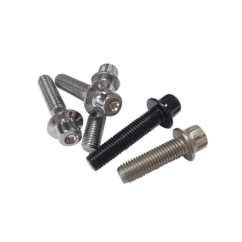 Sekrup Flange 12 Titik Dengan Shank yang Dikurangi
