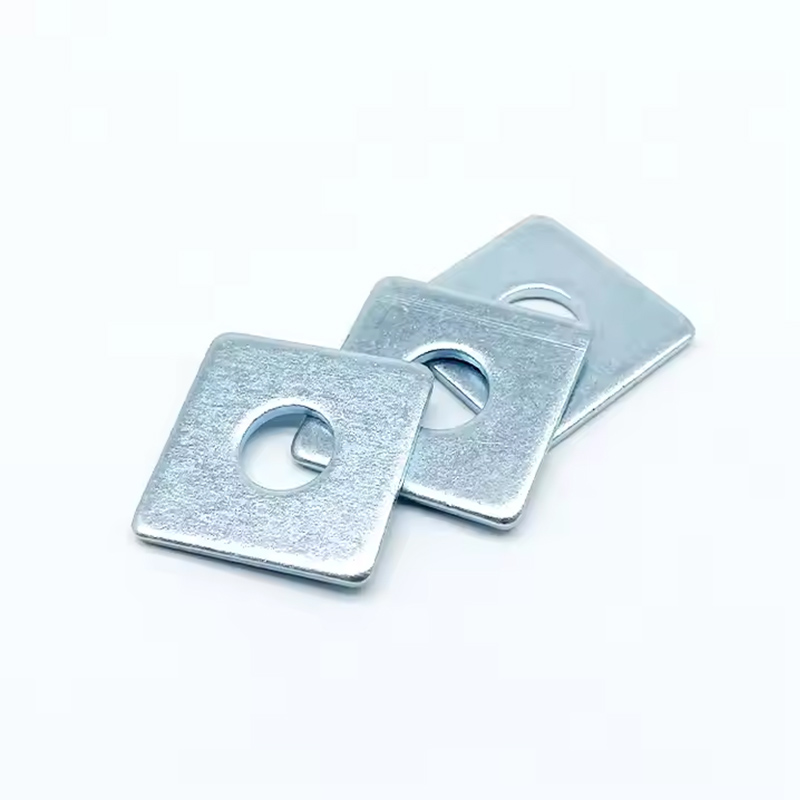 Blue white zinc flat square cuci