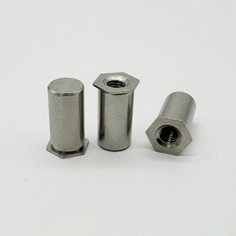 Kolom Nut Hexagon Steel Steel Hexagon