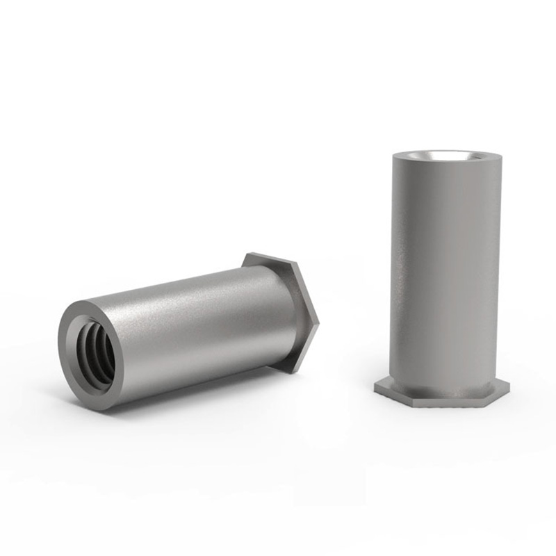 Kolom Nut Rivet Hexagonal Steel Carbon