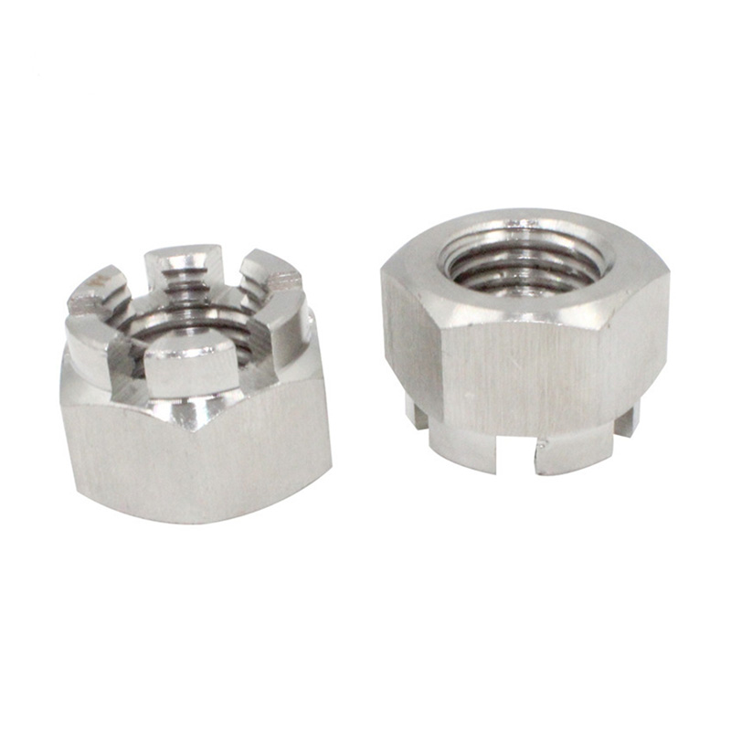 Fungsi Ganda Mut Crown Nut Dengan Slot