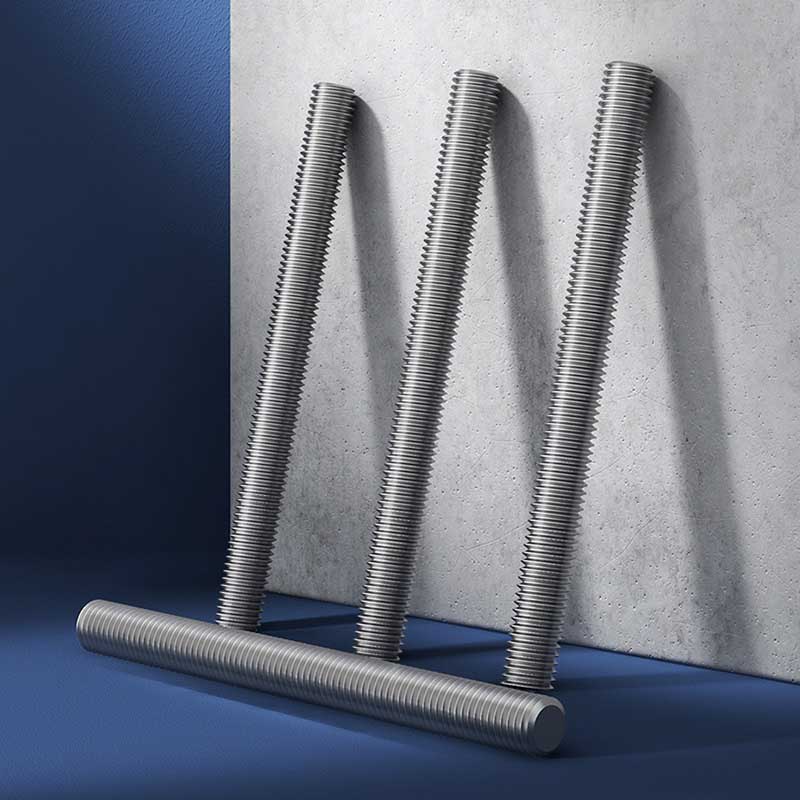 Kancing Berulir Sepenuhnya Dengan Titik Oval