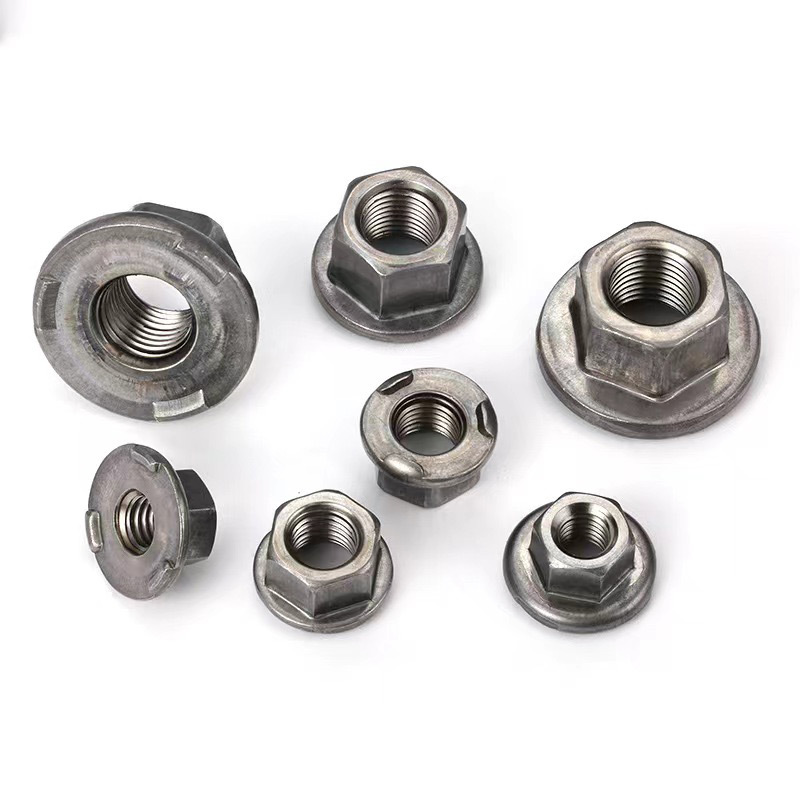 Kacang Hexagon Las Kekuatan Tinggi dengan Flange