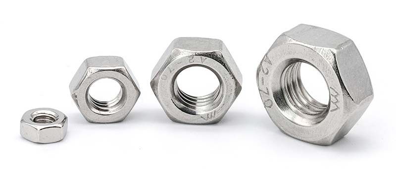 Semi finished hexagon thin nut