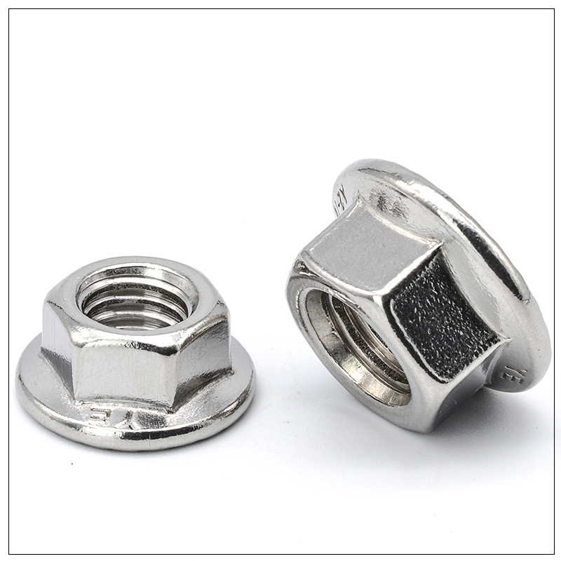 Metrik Nut Flange Hex
