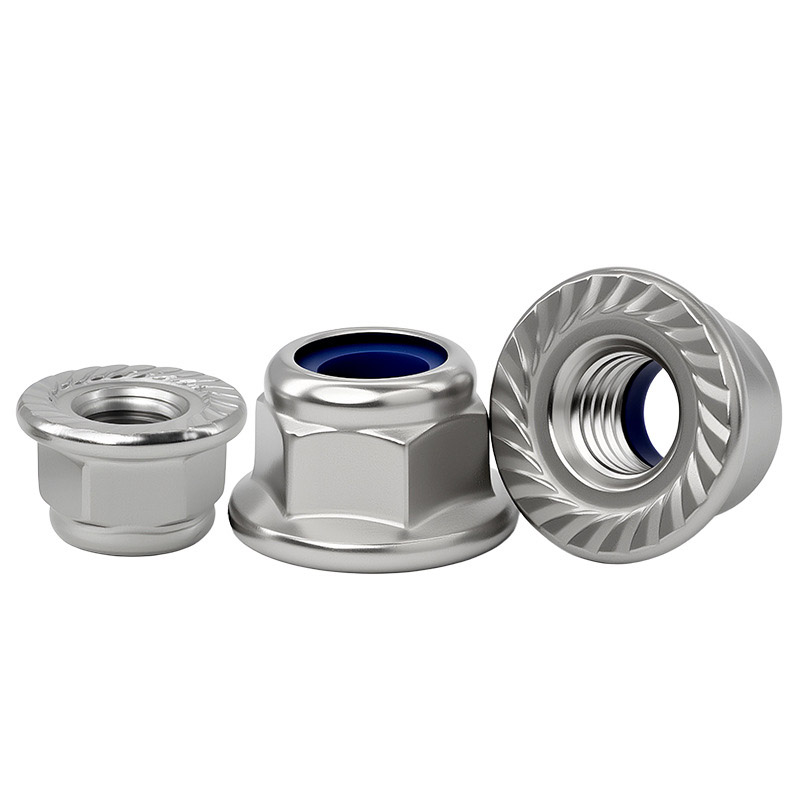 Mur Segi Enam Tipe Torsi yang Berlaku dengan Flange