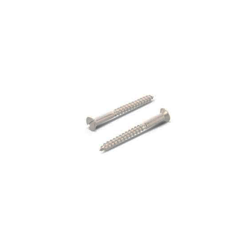 Sekrup Kayu Countersunk Slotted Steel Oksida Hitam