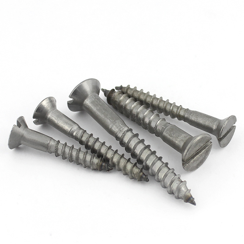 Sekrup Kayu Stainless Steel Countersunk Slot